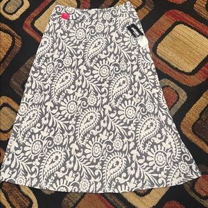 Elegant Paisley A-Line Skirt